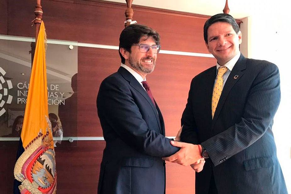 Gabriel García Prieto, en la Cámara de Ecuador