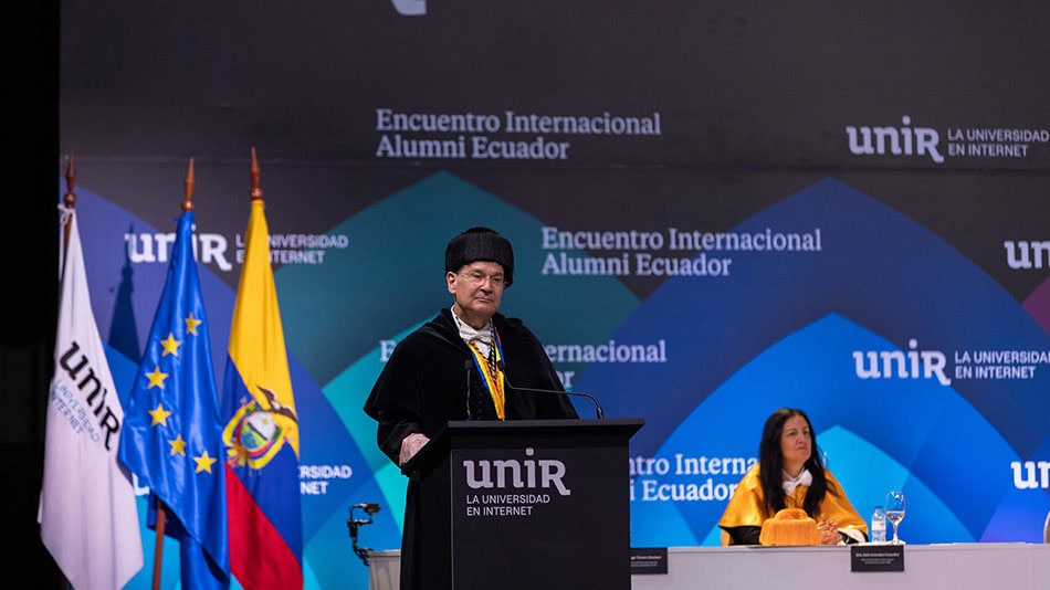 José María Vázquez García-Peñuela, rector de UNIR, en el Encuentro del año pasado.