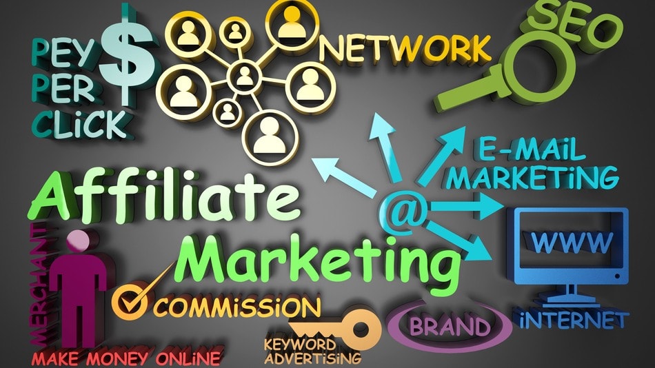 Ilustración concepto de Marketing de Afiliados