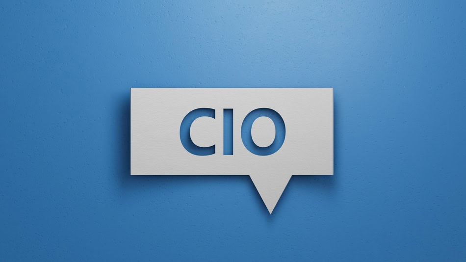 CIO (Chief Information Officer) en una burbuja de diálogo