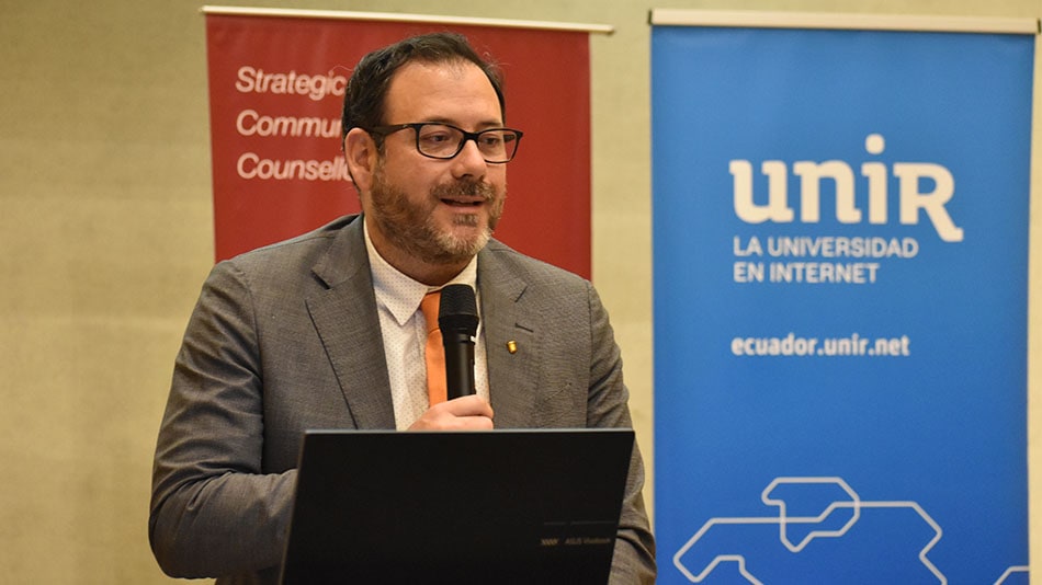 Diego Molina, asesor de Desarrollo Institucional para Ecuador de UNIR.