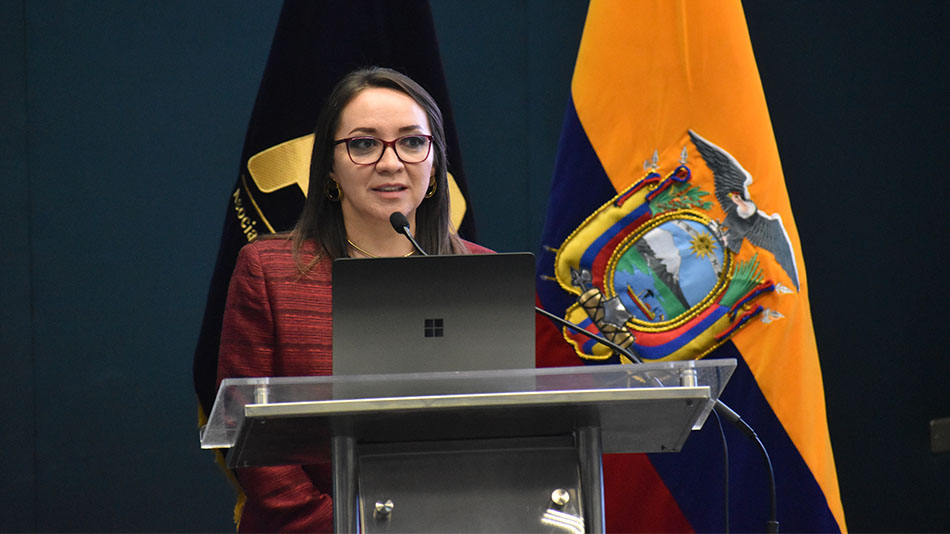 Rosana Rodríguez, especialista de Relaciones Institucionales de UNIR en Ecuador.