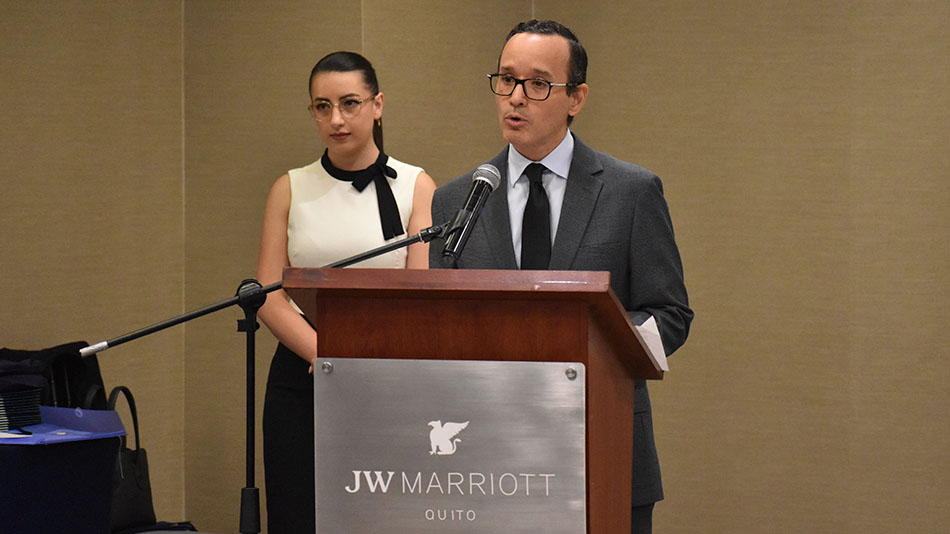 Leonardo Viteri, presidente del Directorio del CIL.