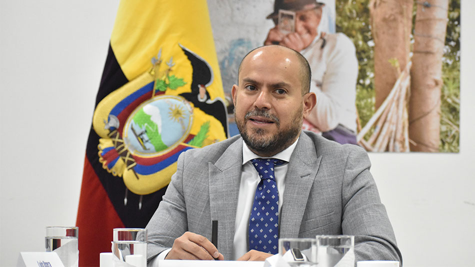 Daniel García, viceministro Estratégico Regulador del Ministerio de Desarrollo Humano del Ecuador.