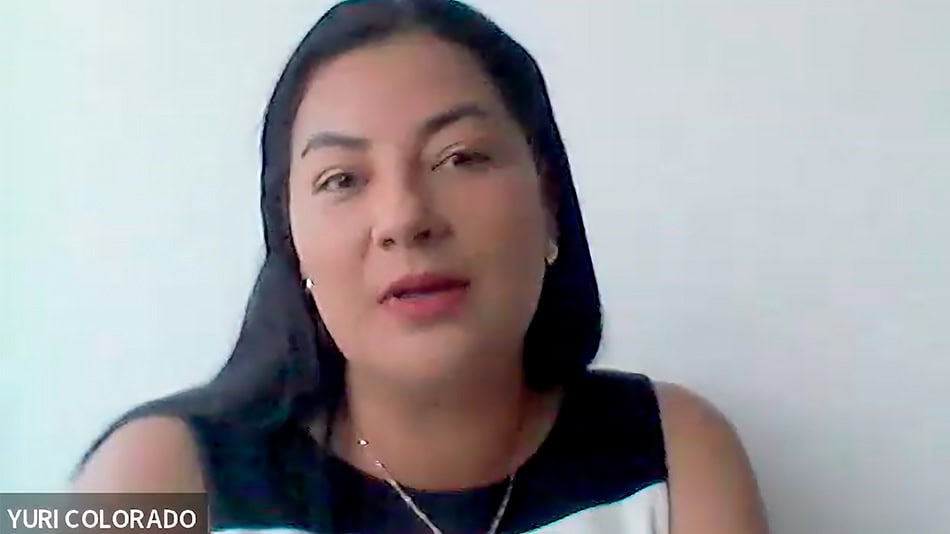 Yuri Colorado Marqu&eacute;s, presidenta nacional de AME, abog&oacute; por fortalecer la gesti&oacute;n p&uacute;blica a trav&eacute;s de la formaci&oacute;n.