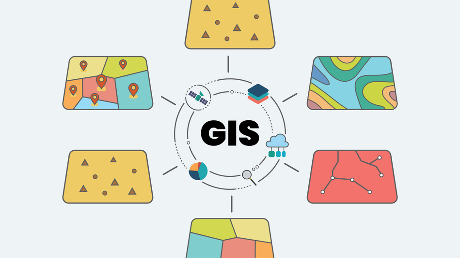 ilustraci&oacute;n de Sistema de Informaci&oacute;n Geogr&aacute;fica SIG